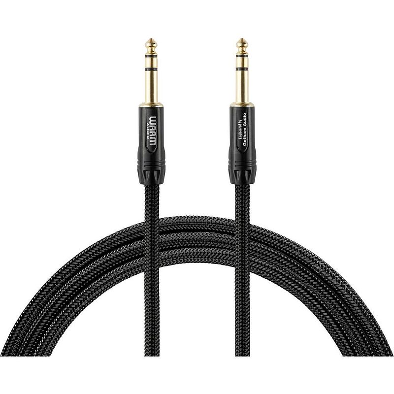 Foto van Warm audio premier series instrumenten aansluitkabel [1x jackplug male 6,3 mm - 1x jackplug male 6,3 mm] 6.10 m zwart