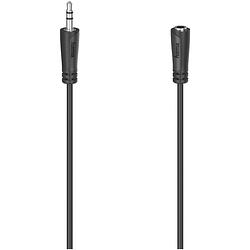 Foto van Hama audiokabel, 3,5-mm-jack 90 graden 3,5-mm-jack stereo, 3,0 m mini jack kabel