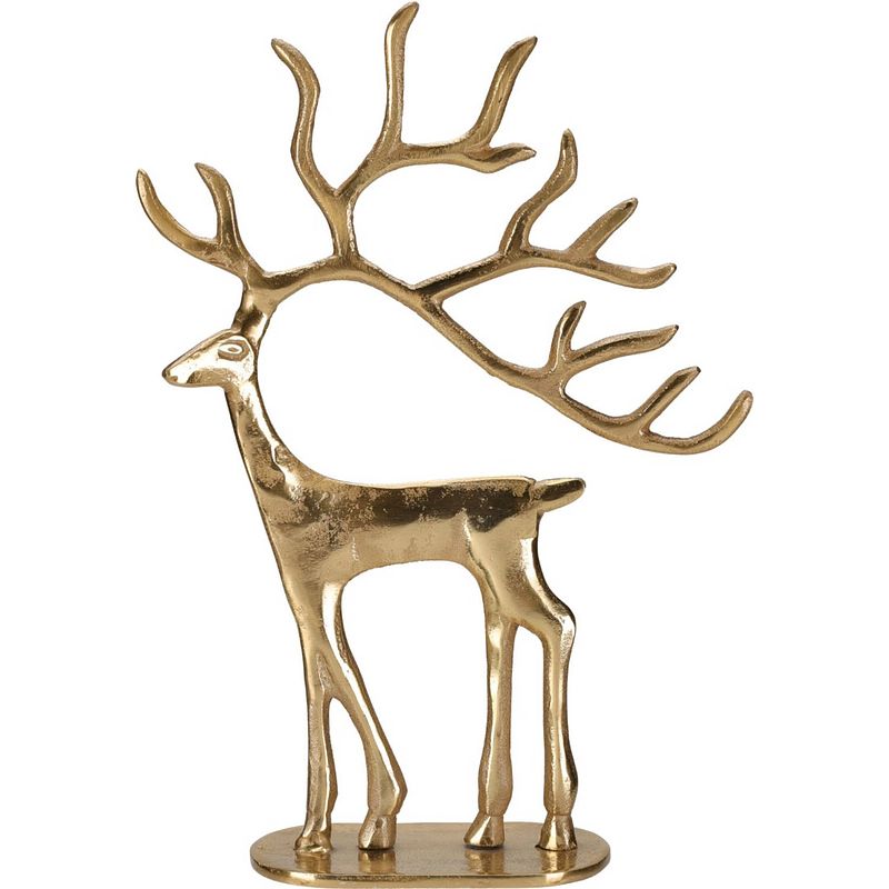 Foto van Nampook - reindeer standing 31 cm goud