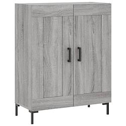 Foto van Vidaxl dressoir 69,5x34x90 cm bewerkt hout grijs sonoma eikenkleurig