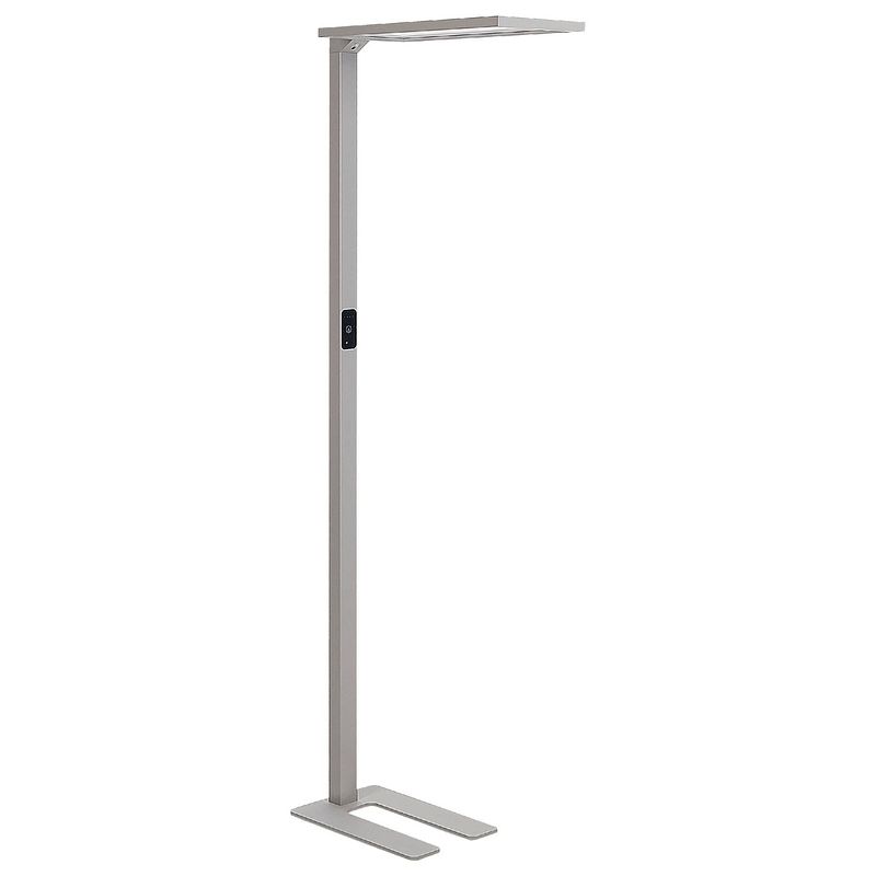 Foto van Beliani orion - staande lamp-zilver-aluminium