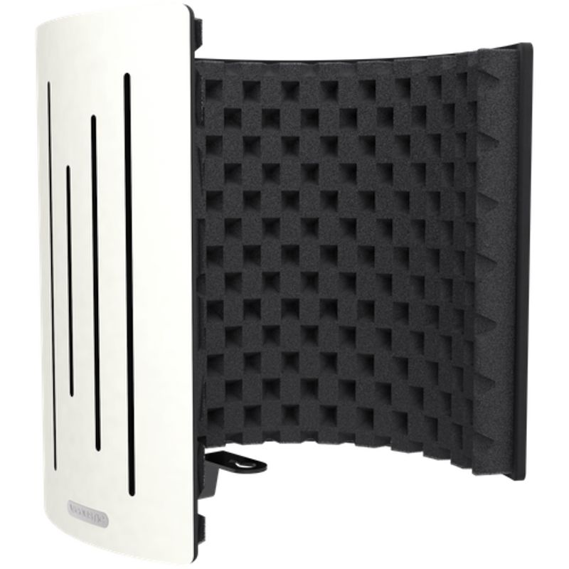 Foto van Vicoustic flexi screen ultra mkii white matte microfoon reflectiefilter