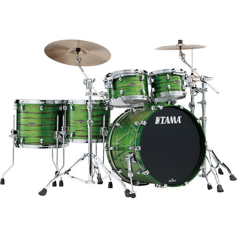 Foto van Tama wbs52rzs-lso starclassic w/b lacquer shamrock oyster 5d. shellset