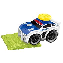 Foto van Luna speelgoedauto power politie 23 x 10 cm blauw/groen 2-delig