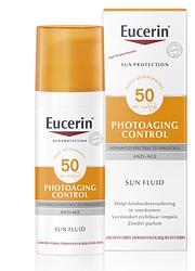 Foto van Eucerin sun photoaging control fluid spf50