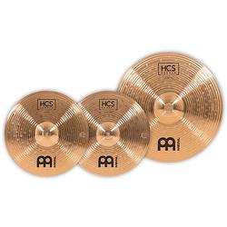 Foto van Meinl hcsb1418 hcs bronze bekkenset 14 18