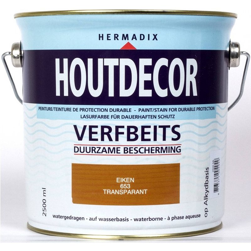 Foto van Hermadix - houtdecor 653 eiken 2500 ml