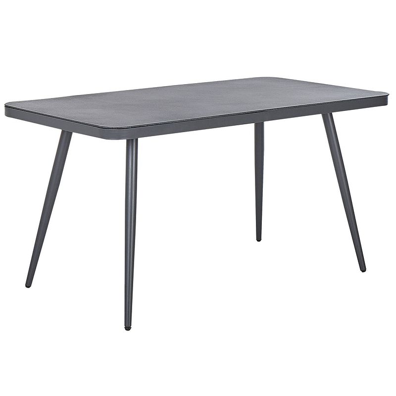 Foto van Beliani lipari - tuintafel-grijs-aluminium