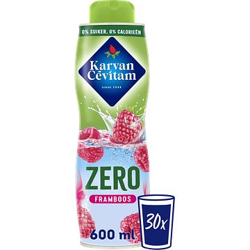 Foto van Karvan cevitam zero framboos siroop 600ml bij jumbo