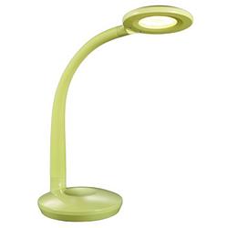 Foto van Led bureaulamp - tafelverlichting - trion kori - 3w - warm wit 3000k - dimbaar - rond - mat groen - kunststof