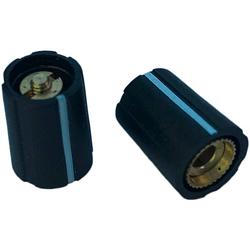 Foto van Psp s100-400-1 s100-400-1 draaiknop zwart (ø x h) 10 mm x 13.5 mm 1 stuk(s)