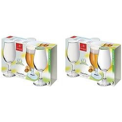 Foto van 6x speciaalbier glazen 375 ml - bierglazen