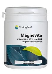Foto van Springfield magnevite magnesium glycerofosfaat 100mg tabletten 150st