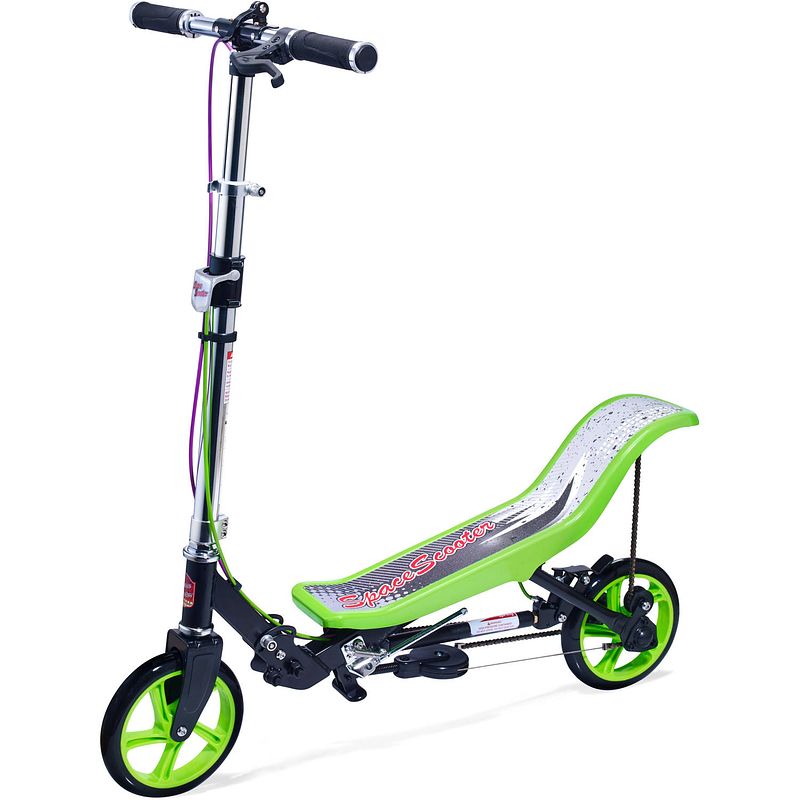 Foto van Space scooter x590 - pro step - groen / zwart + beschermset