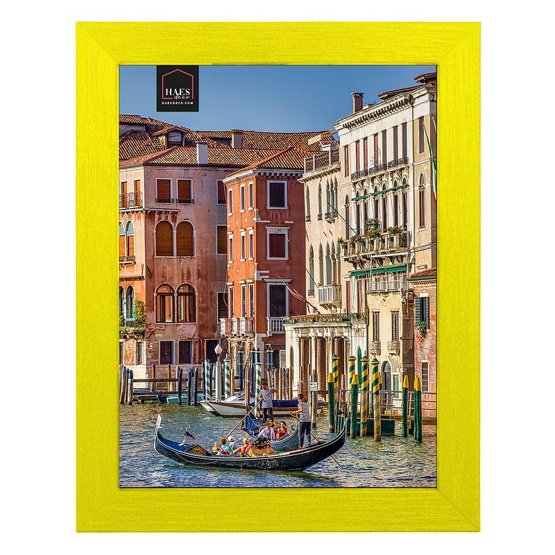 Foto van Haes deco - houten fotolijst venezia geel 15x20 -sp12520