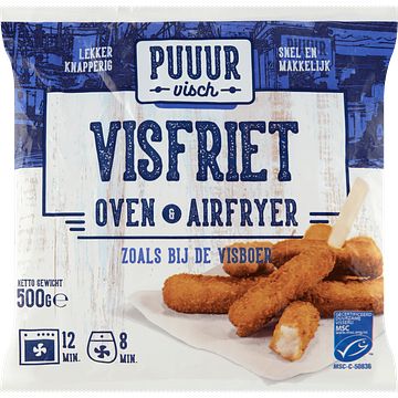 Foto van Puuur visch visfriet oven & airfryer 500g bij jumbo