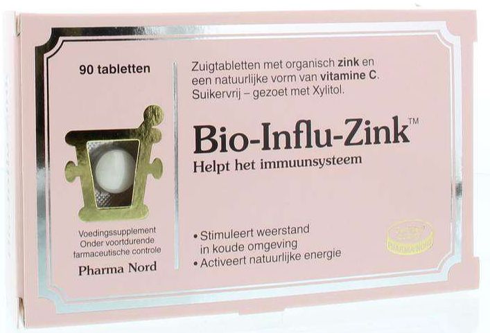 Foto van Pharma nord bio-influ-zink tabletten