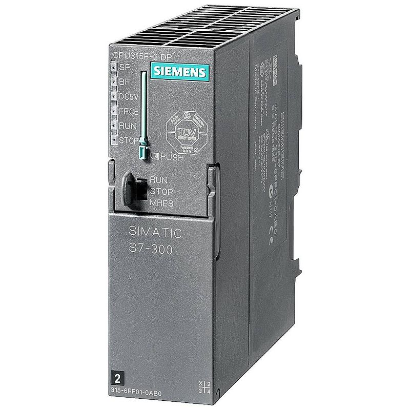 Foto van Siemens 6es7315-6ff04-0ab0 plc-cpu