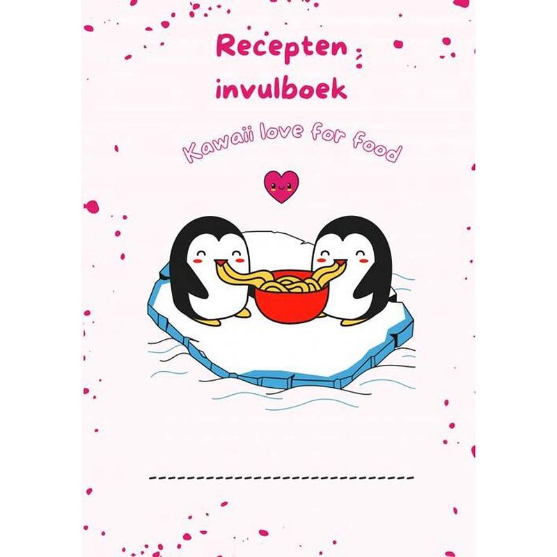 Foto van Recepten invulboek kawaii love for food