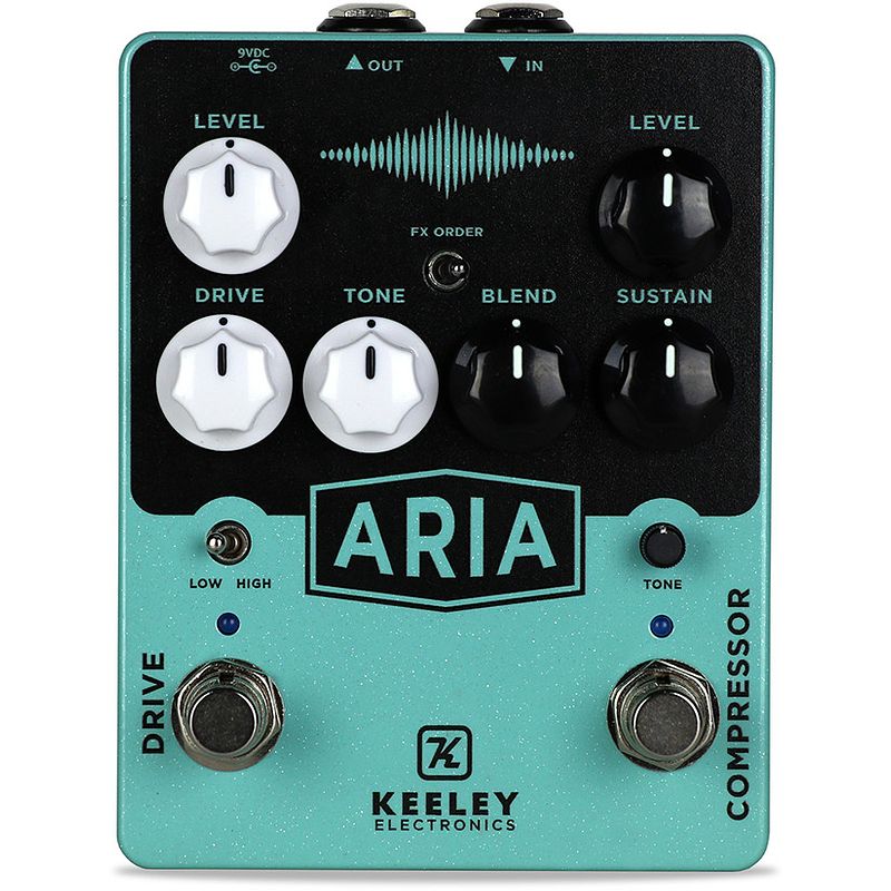 Foto van Keeley aria compressor drive effectpedaal