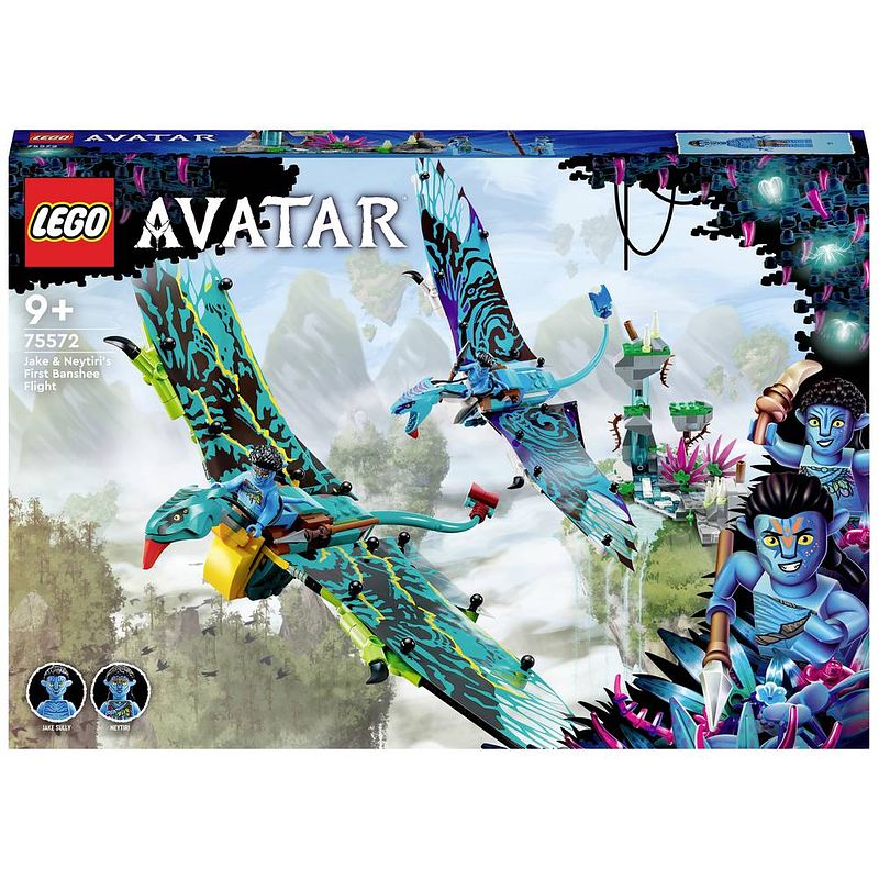 Foto van 75572 lego® avatar jakes en neytiris eerste vlucht op een bansheen