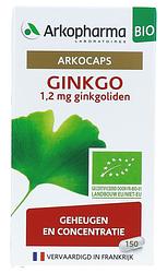 Foto van Arkocaps ginkgo capsules 150st