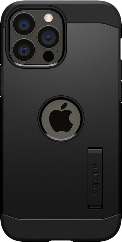 Foto van Spigen tough armor apple iphone 13 pro back cover zwart