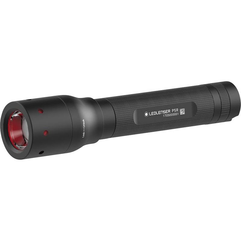 Foto van Ledlenser p5r zaklamp werkt op een accu led met handlus 420 lm 15 h 75 g