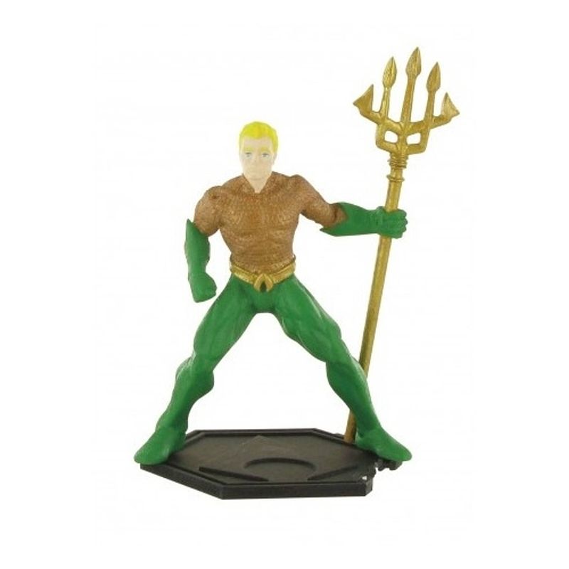 Foto van Comansi speelfiguur justice league - aquaman 9 cm groen