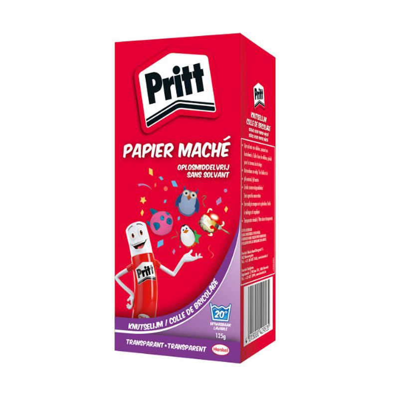 Foto van Pritt knutsellijm voor papier-maché, doosje van 125 g