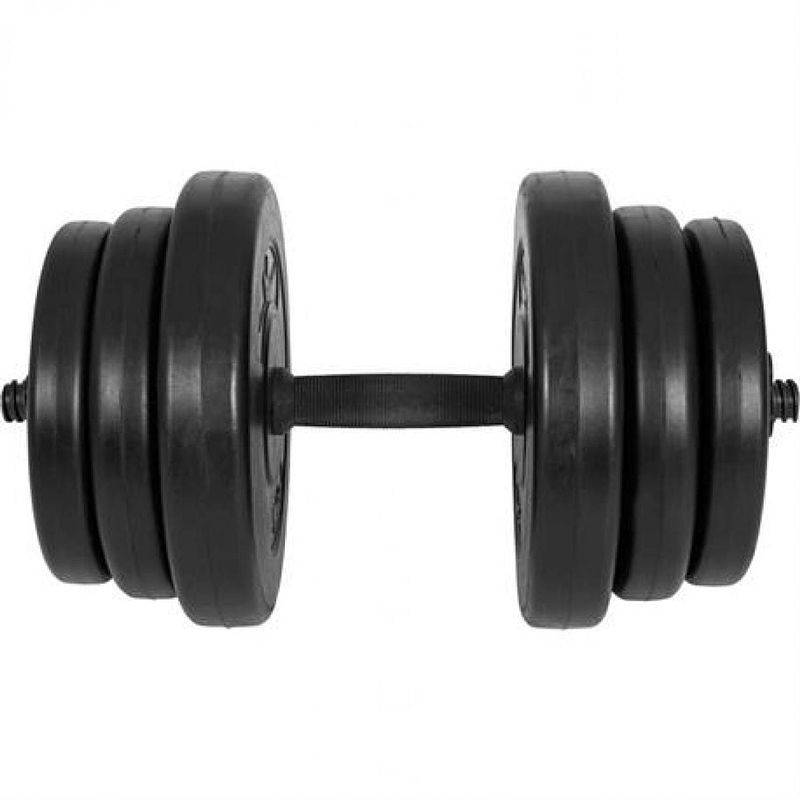 Foto van Gyronetics dumbell - kunststof - 20 kg - 25 mm - eén stang