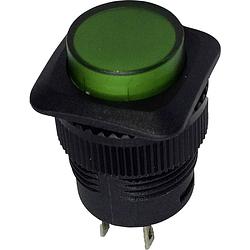 Foto van Tru components 1587810 tc-r13-508a-05gn druktoets 250 v/ac 1.5 a 1x uit/(aan) moment 1 stuk(s)