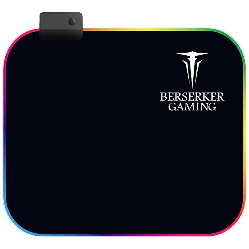 Foto van Berserker gaming thrud gaming muismat verlicht meerdere kleuren (b x h x d) 320 x 3 x 260 mm