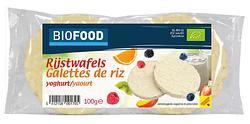 Foto van Damhert biofood rijstwafels yoghurt