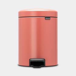 Foto van Brabantia newicon pedaalemmer 5 liter met kunststof binnenemmer - terracotta pink