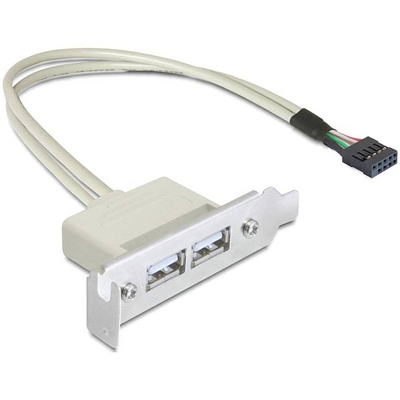 Foto van Delock 0.5m slotblech usb 2.0 pc-slot 1 stuk(s)