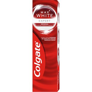 Foto van Colgate max white expert original whitening tandpasta 75ml bij jumbo