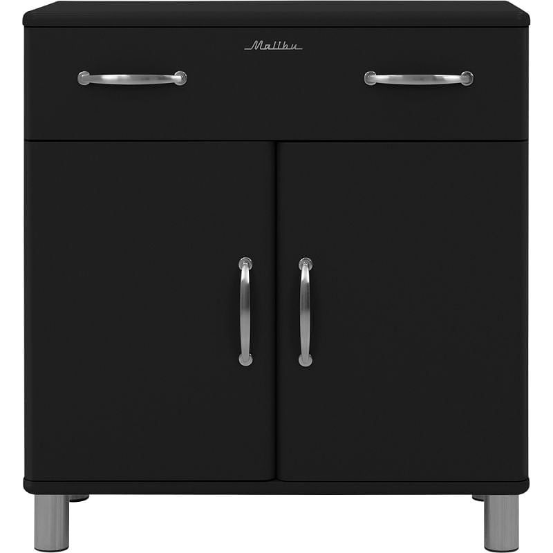 Foto van Kast malibu 2 deuren en 1 lade shadow black