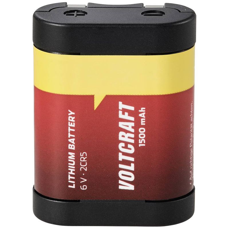 Foto van Voltcraft 2cr5 fotobatterij lithium 1500 mah 6 v 1 stuk(s)