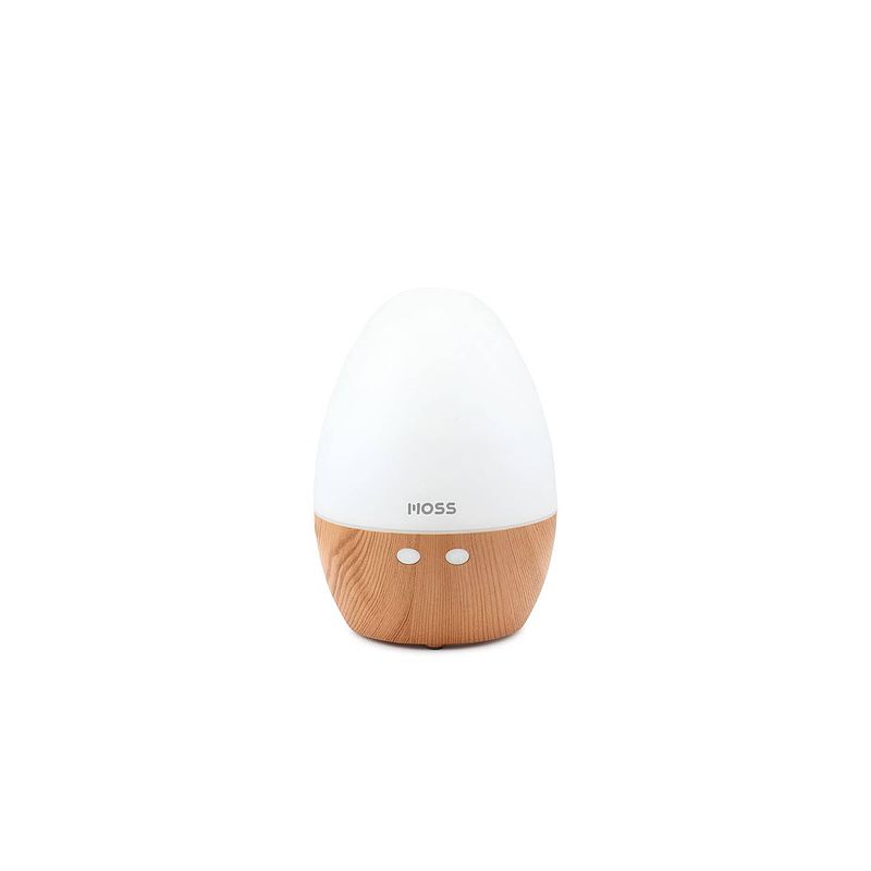 Foto van Moss - luchtbevochtiger & geurdispenser met led - egg - 150 ml