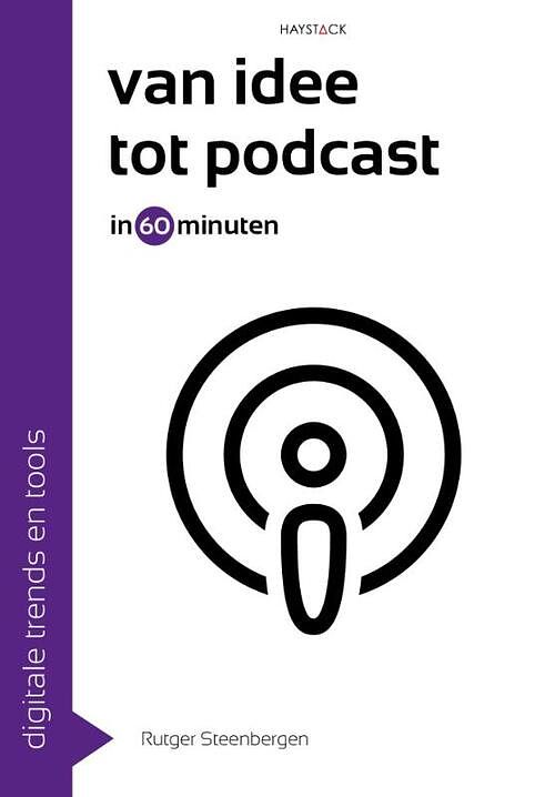 Foto van Van idee tot podcast in 60 minuten - rutger steenbergen - paperback (9789461265043)