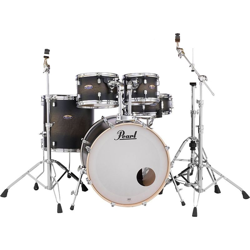 Foto van Pearl dmp925s/c262 decade maple satin black burst 5 delig drumstel