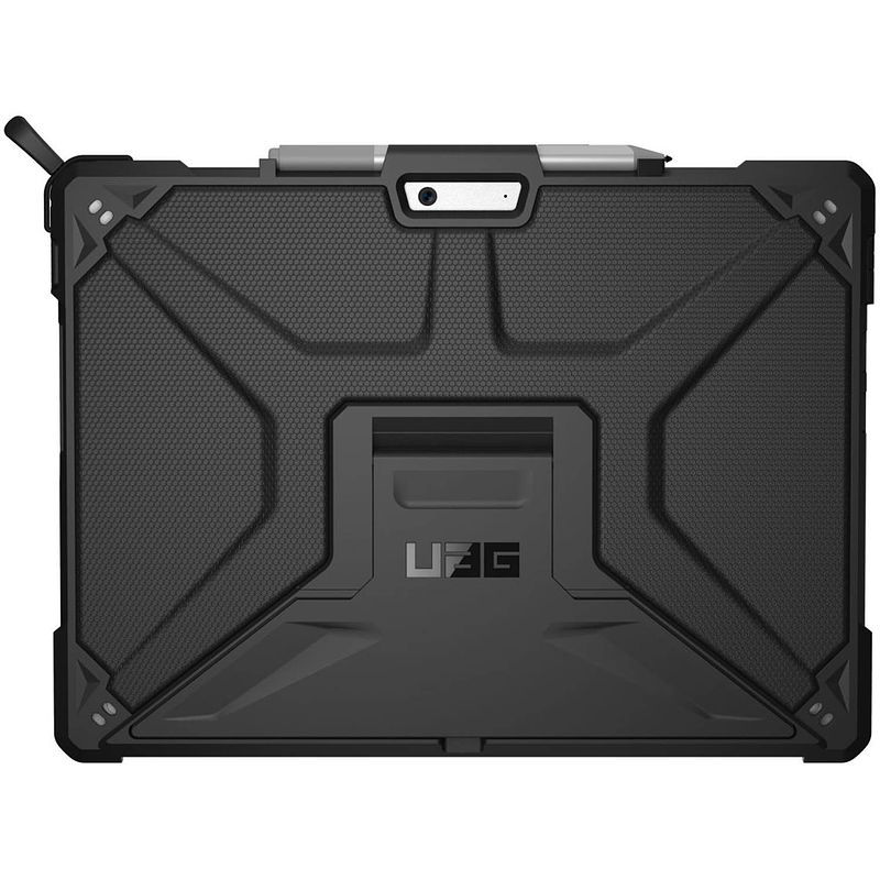 Foto van Uag metropolis bookcase microsoft surface pro x tablethoes - zwart