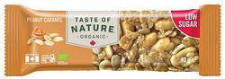 Foto van Taste of nature peanut caramel reep