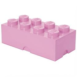 Foto van Lego brick 8 opbergbox - roze