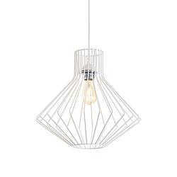 Foto van Ideal lux - ampolla - hanglamp - metaal - e27 - wit