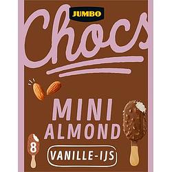 Foto van Jumbo chocs mini almond vanilleijs 8 stuks 304g