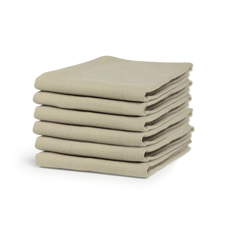 Foto van Cinderella checkmaid - theedoek - 60x65 cm - taupe - set van 6