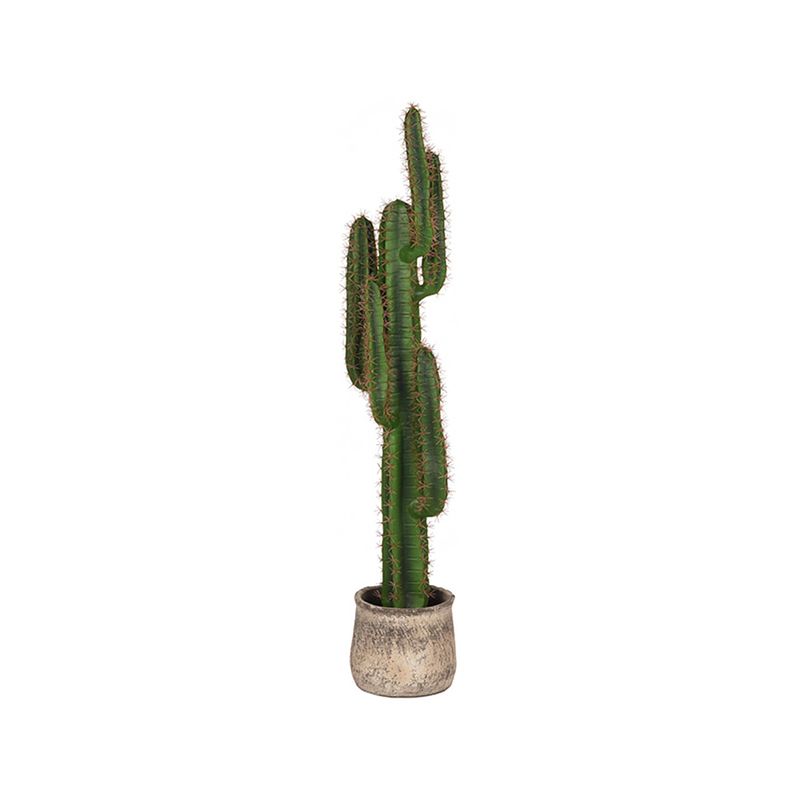 Foto van Label51 cactus - groen - kunststof - 130 cm