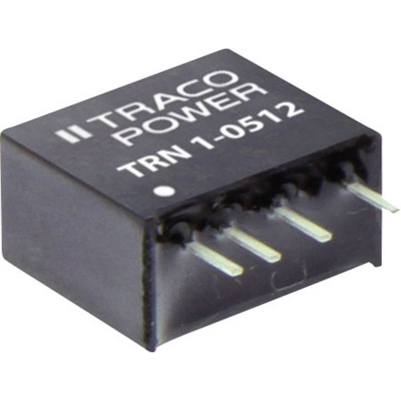 Foto van Tracopower trn 1-2411 dc/dc-converter, print 24 v/dc +5 v/dc 200 ma 1 w aantal uitgangen: 1 x